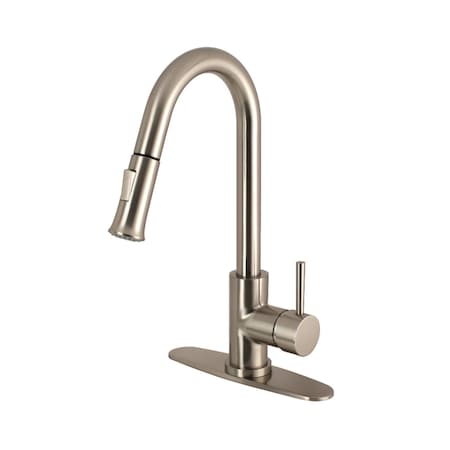 LS8628DL Concord Single-Handle Pull-Down Kitchen Faucet,Brushed Nickel